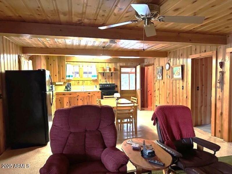 View of Kitchen from Liv Rm