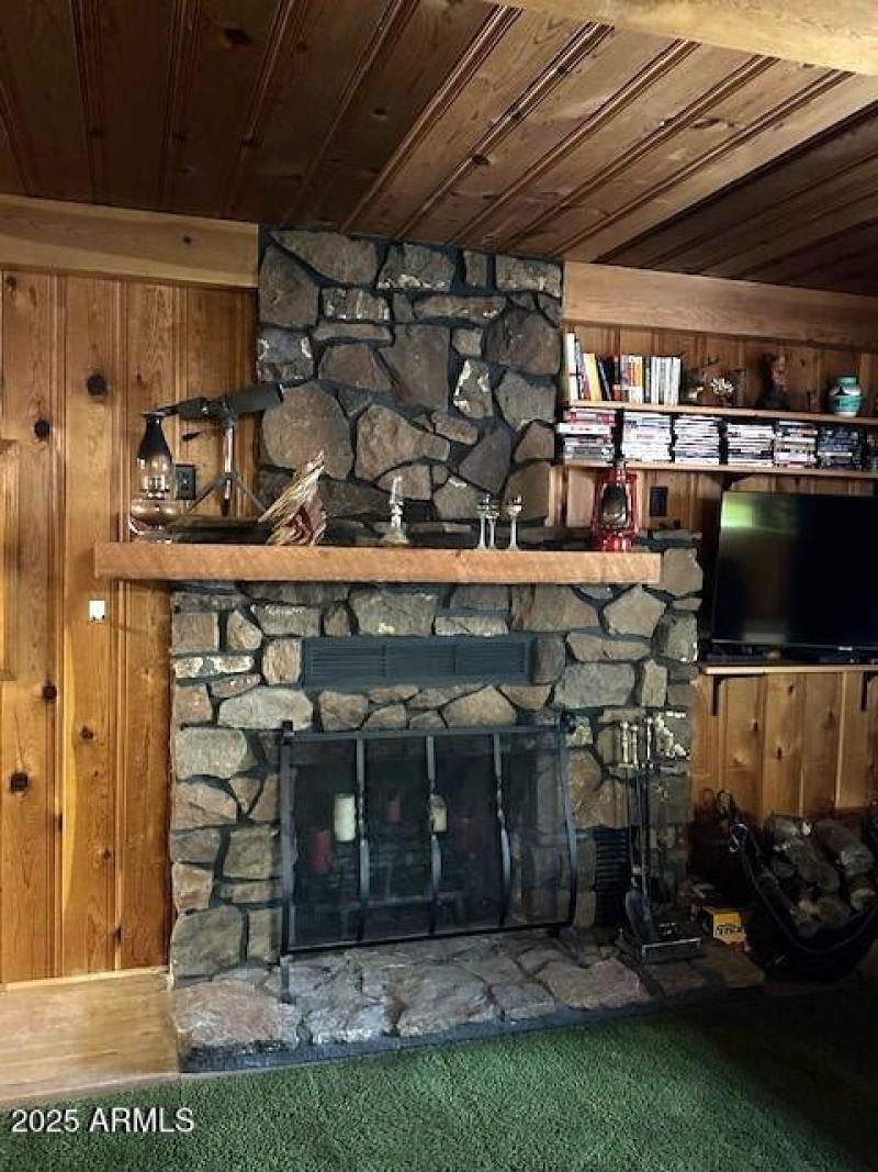 Custom Stone Fireplace