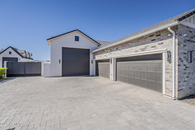 4 car garage and RV garage