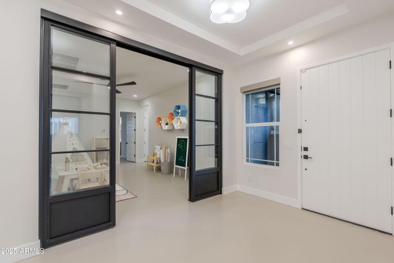 Flex Room with Custom Iron Doors