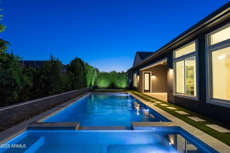 Relax in the heated/cooled spa!