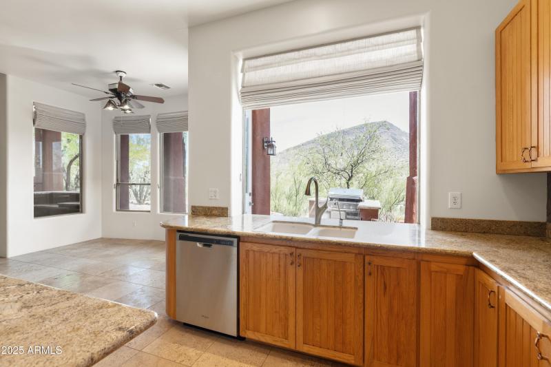 Mountain Views from Kitchen