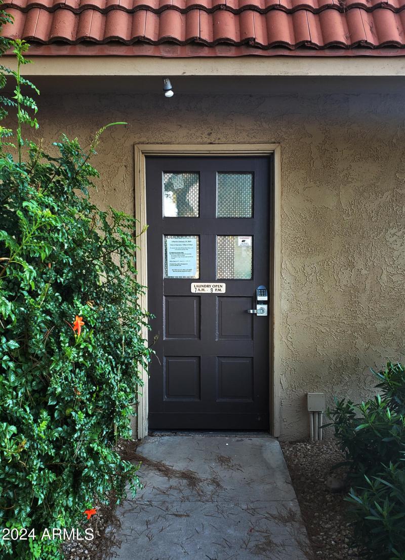 Secured Laundry Fascility