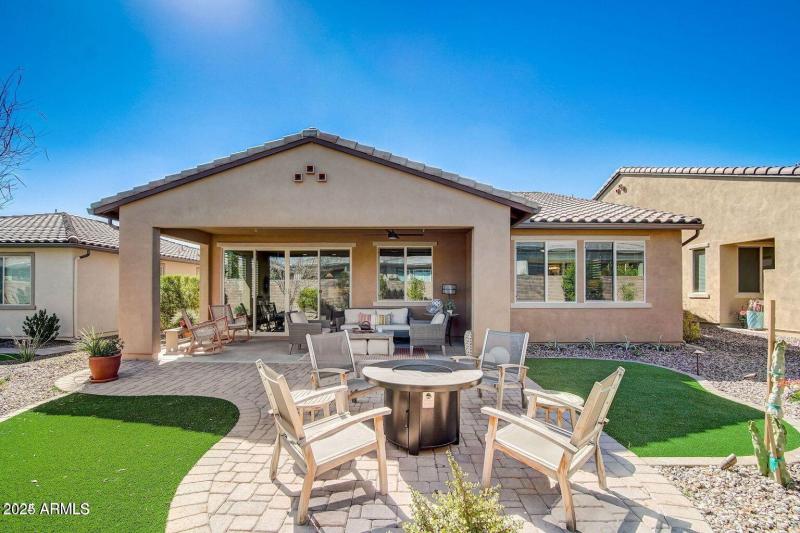 Extended Patio with Fire Pit