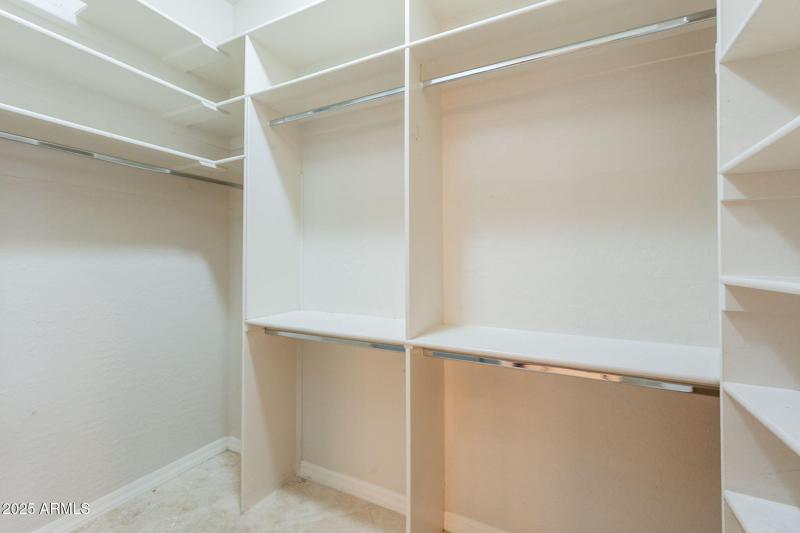 Spacious Walk in Closet