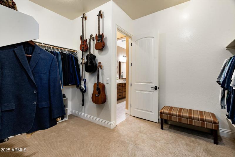 His Walk-in Closet