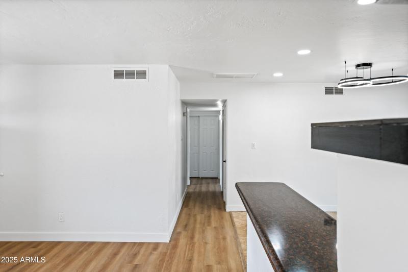 Living Area Hall to Bedrooms