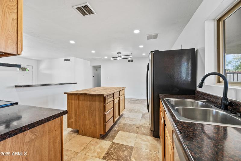 Kitchen View from Laundry