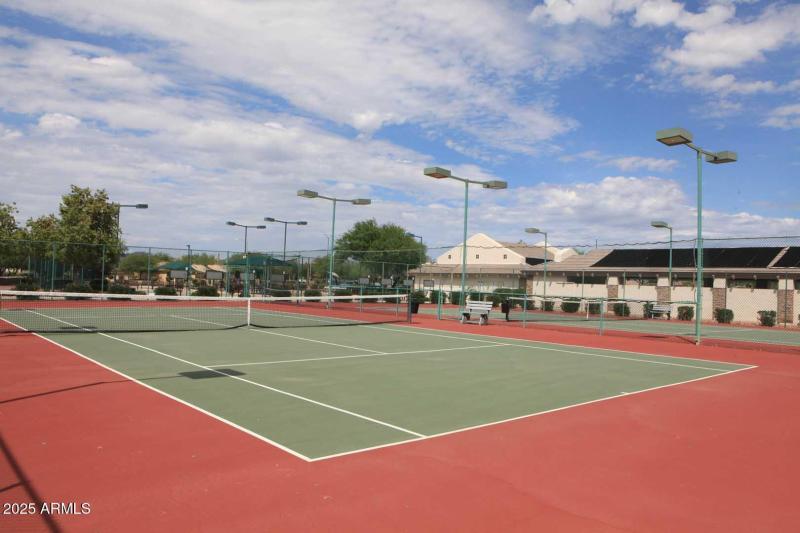 Lighted Tennis Courts