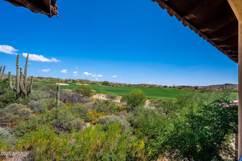 Guest house patio view