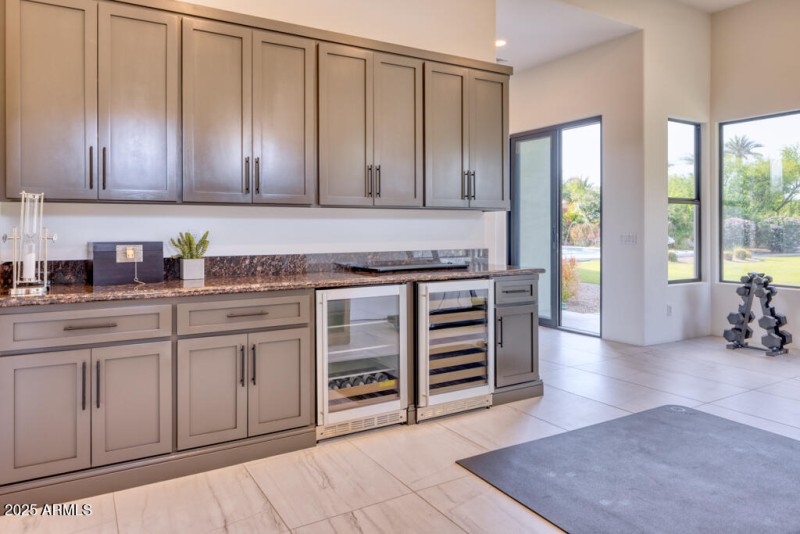 Beverage Station in Gym