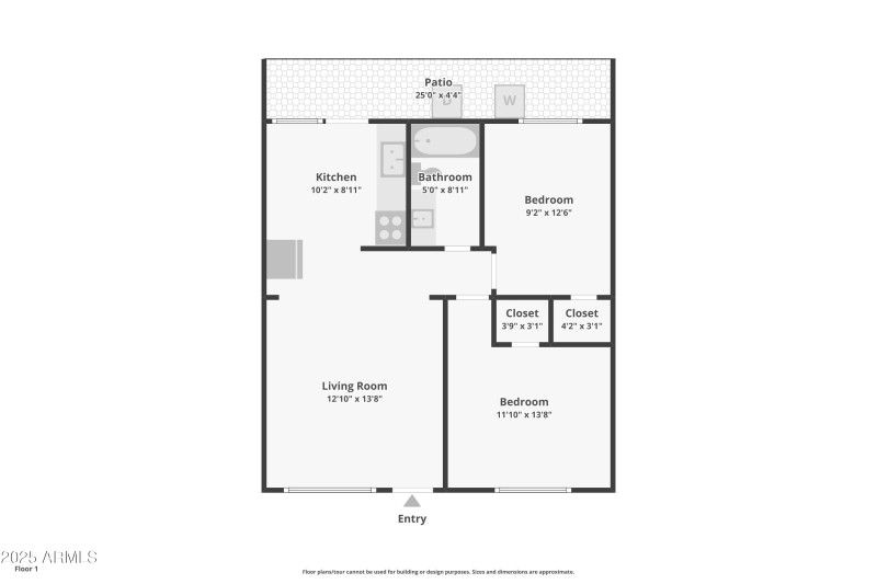 Unit #B - Floor Plan