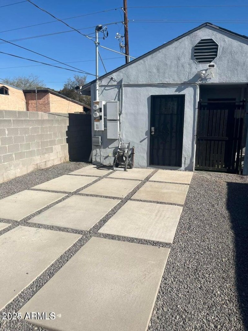 Unit B Back Entrance