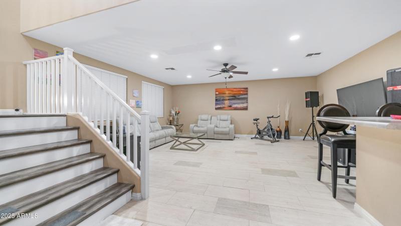 Basement Game or Movie Room