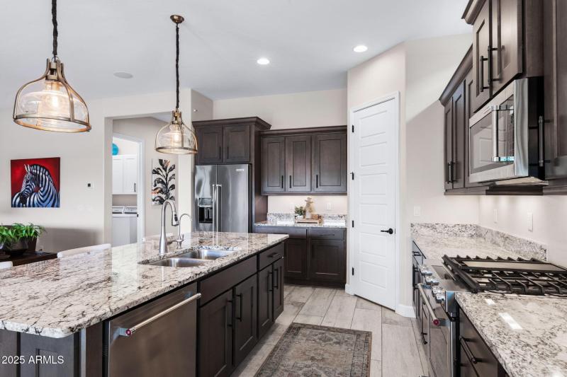 Kitchen with Gas Stove