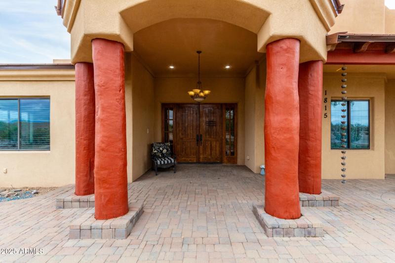 Covered Entry with Columns