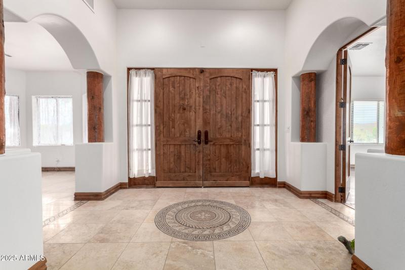 Elegant Double-Door Foyer