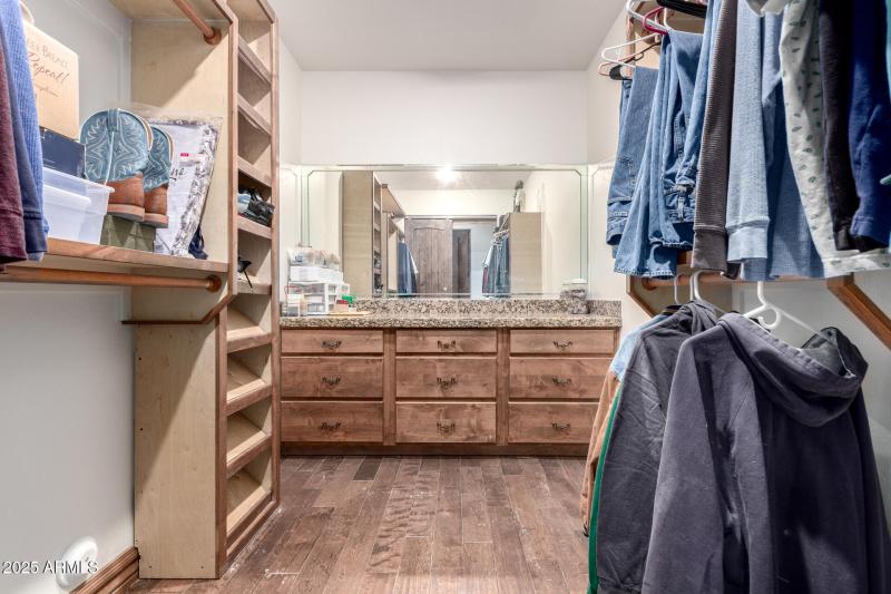 Closet with Vanity