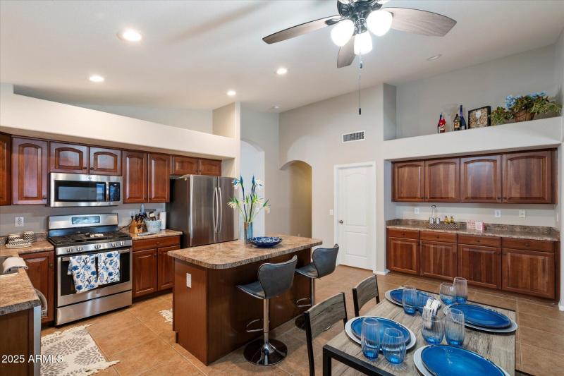 Open Kitchen with Dining