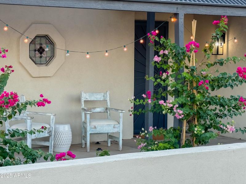 Front Patio at Entrance