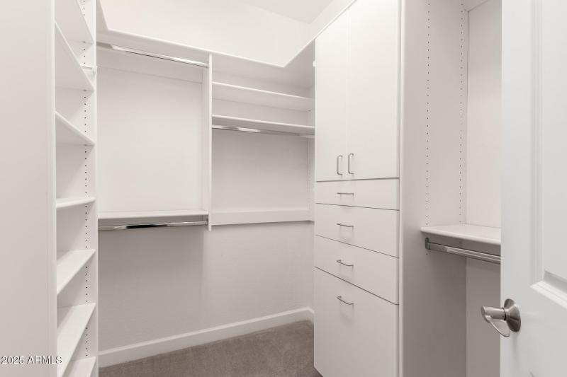 Primary Suite Closet Organizer