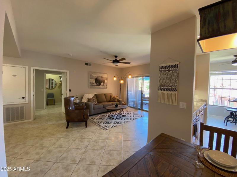 Dining, LR or GR and Kitchen