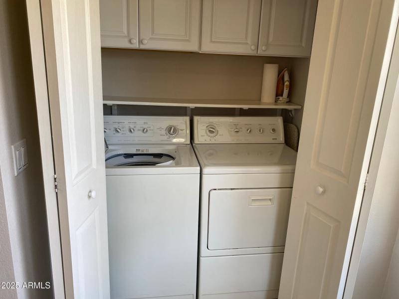 Laundry off Kitchen Nook