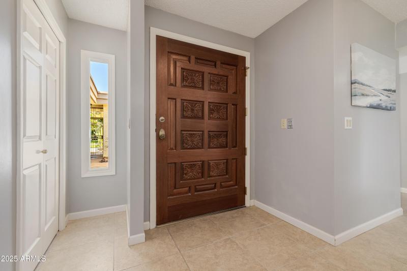 front door and entry way Tucson