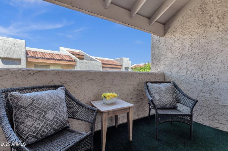 Private Covered Balcony