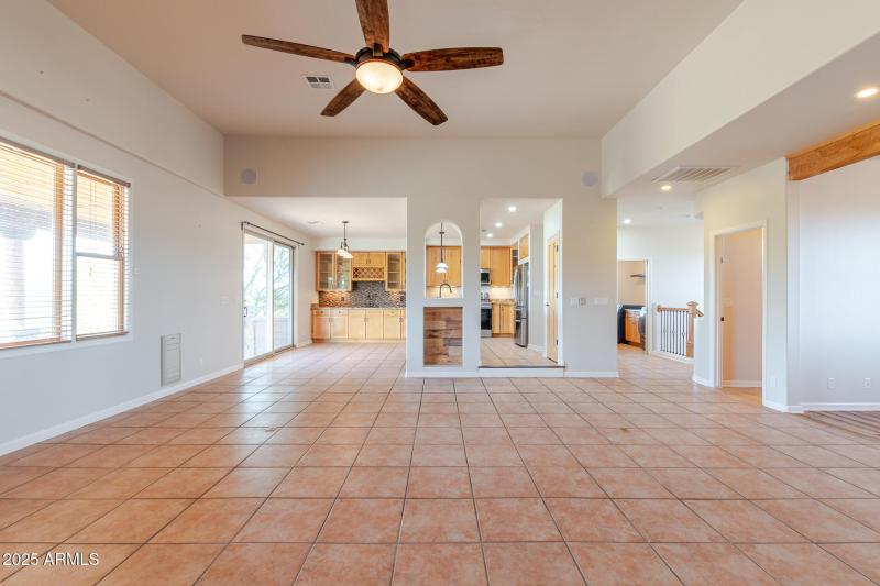 139th Place Great Room Looking into Kitc