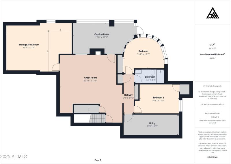 Lower Level Floor Plan - 2015 W Shadow V