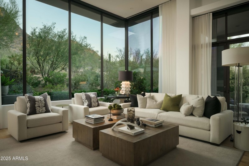 Floor to ceiling windows