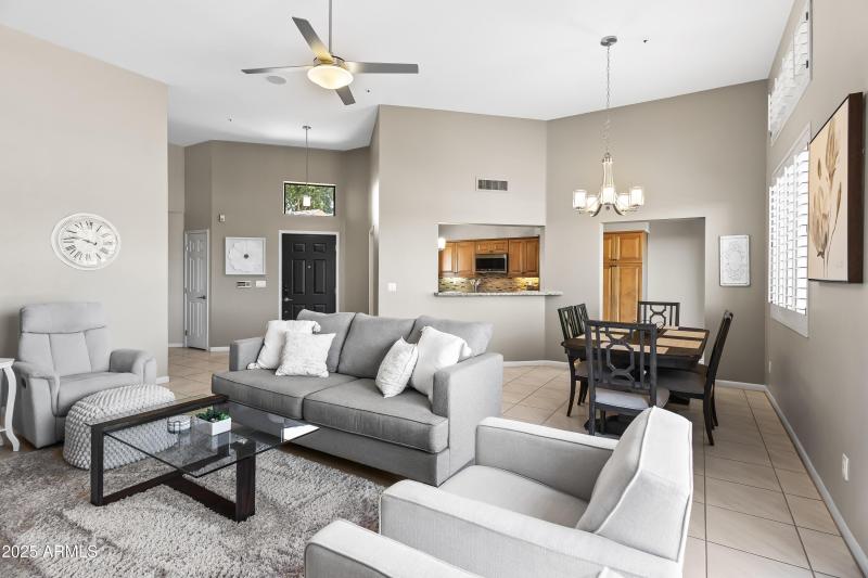 VIEW FROM FAMILY RM TO FRONT ENTRY