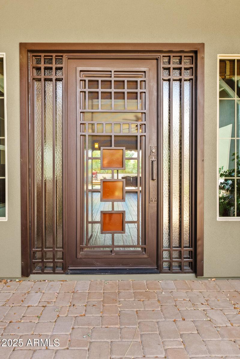Custom Iron Entry Door