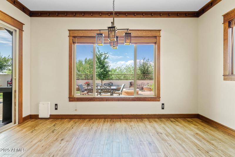 Dining Nook with Patio Views