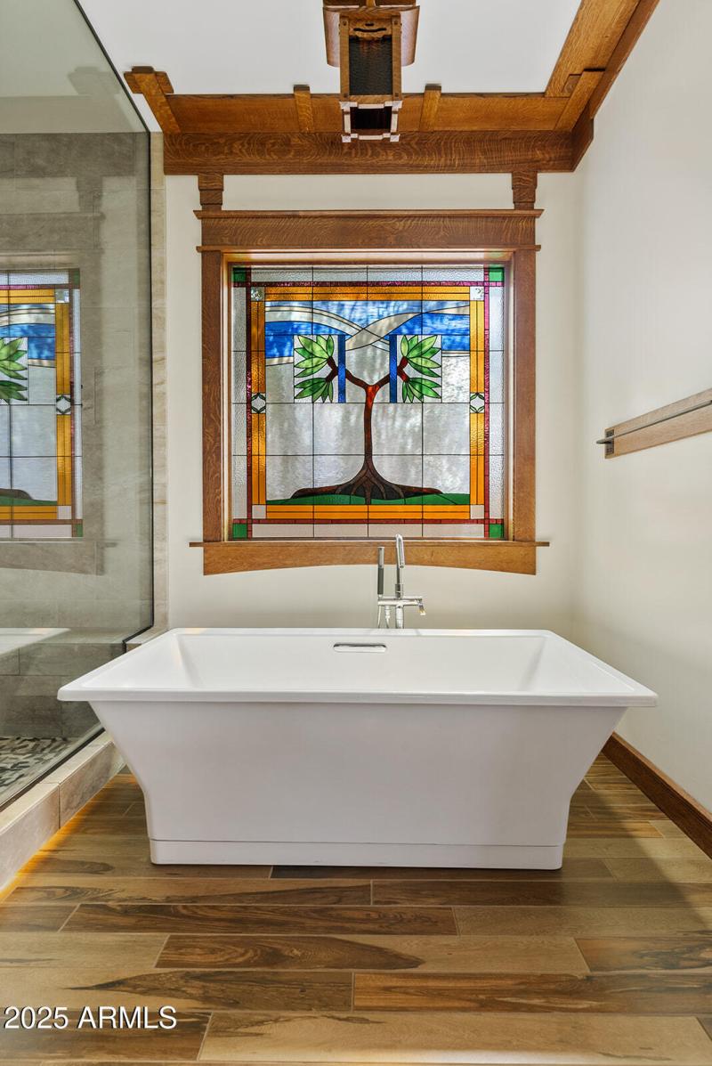 Soaking Tub & Stained Glass Charm