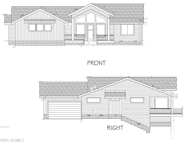 Front & Right Elevations