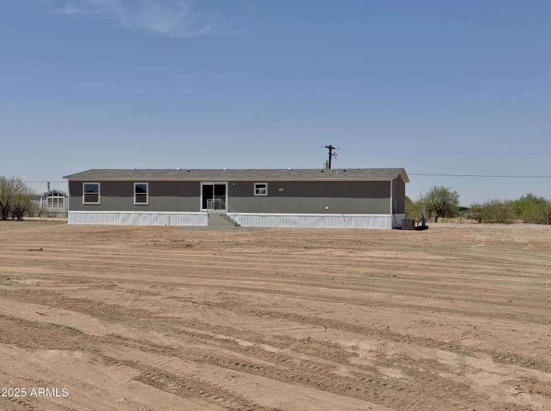 Back of home and yard