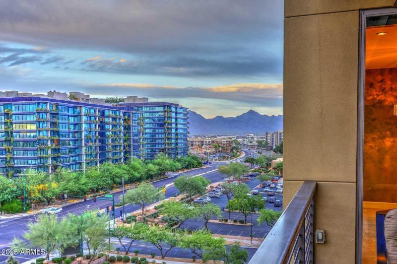 Covered Balcony Sunset View