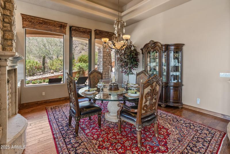 Dining w/ preserve views