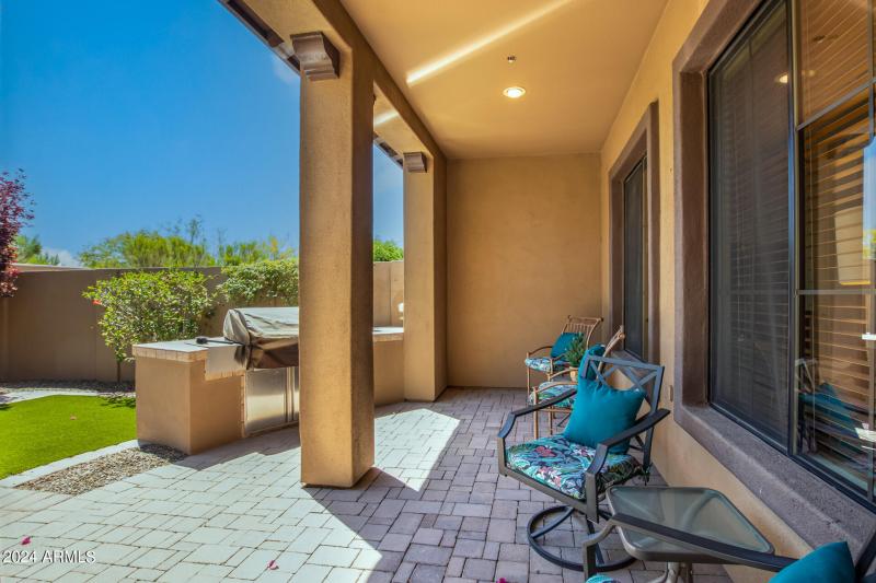 Private Backyard with Turf