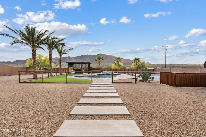 View of Daisy Mountain from back Patio