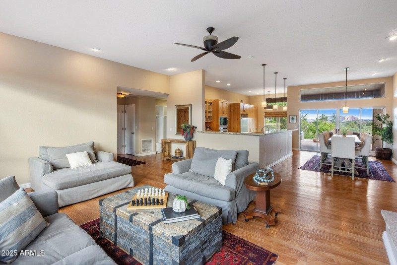 OPEN CONCEPT LIVING DINING