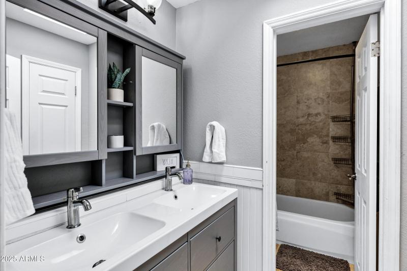 Hall Bath w/ Updated Vanity