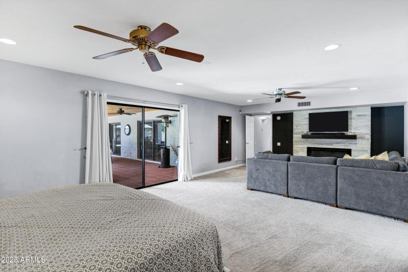 Sliding Doors to Patio from Primary