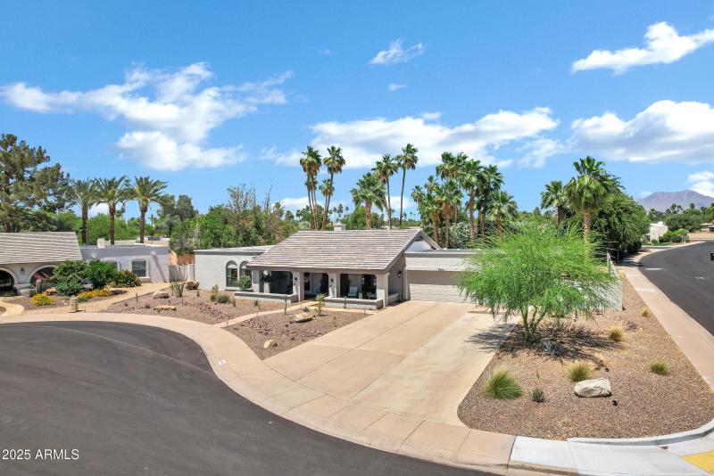 Aerial Front of Home