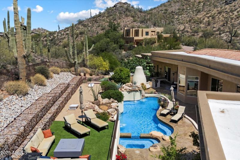 Aerial Backyard View