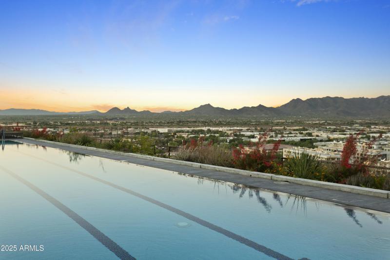 View from Sky Deck Heated Swimming Pool