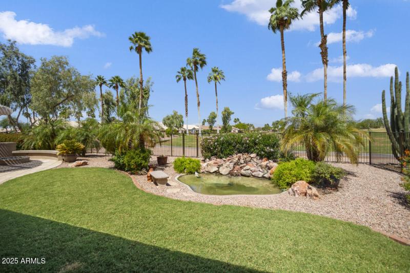 Amazing views of golf course