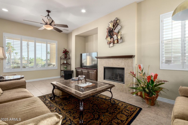 Cozy Gas Fireplace for Winter